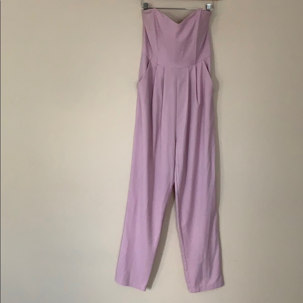 Lavender Strapless Romper